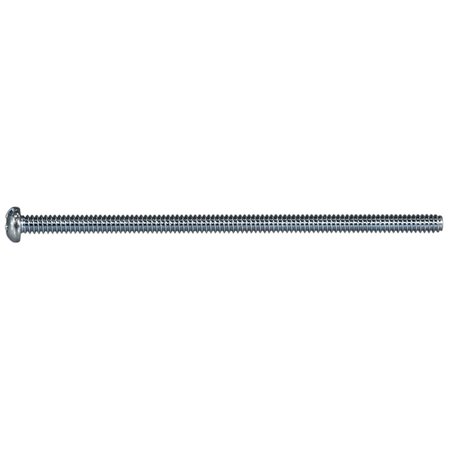 MIDWEST FASTENER #6-32 x 3 in Combination Phillips/Slotted Round Machine Screw, Zinc Plated Steel, 100 PK 50936
